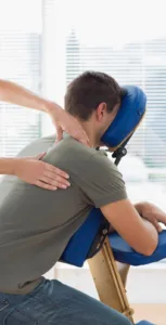 Massage amma assis en entreprise